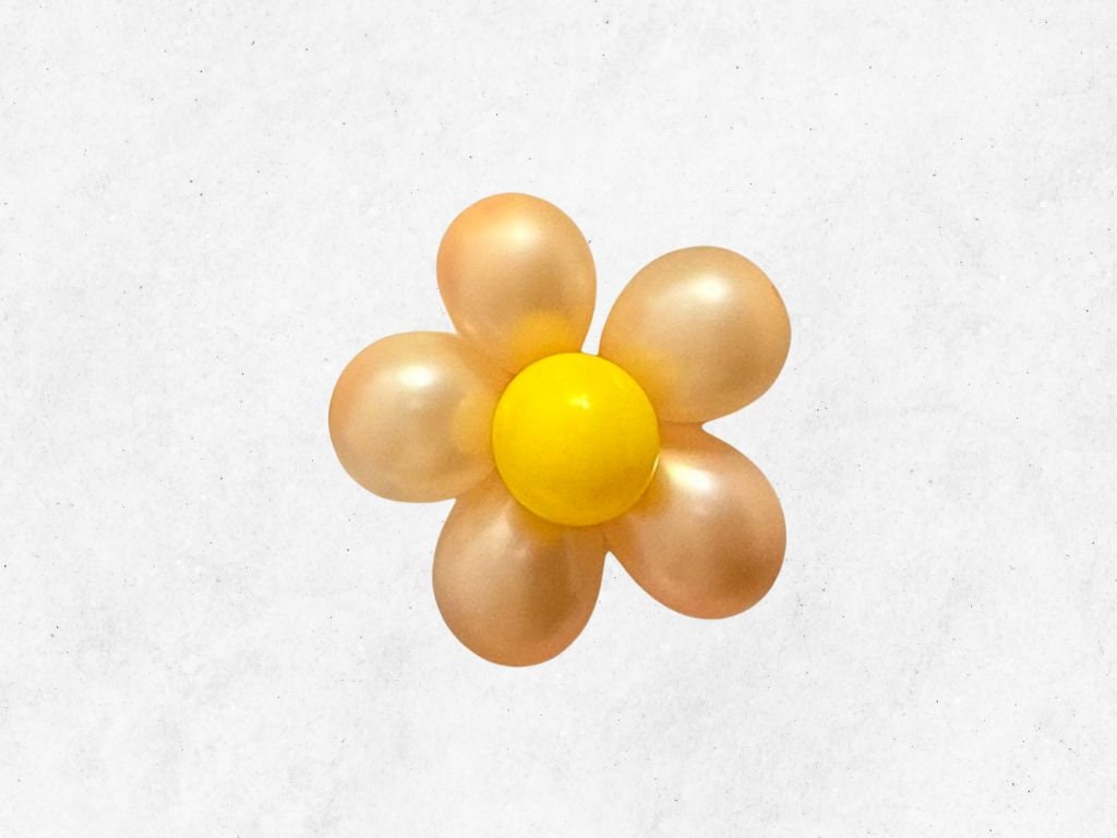 Daisy Balloon Backdrop | Birthday Party Decor | Celebration Balloons | Individual Daisy Balloons | Flower Balloons Balloons | Flower Power