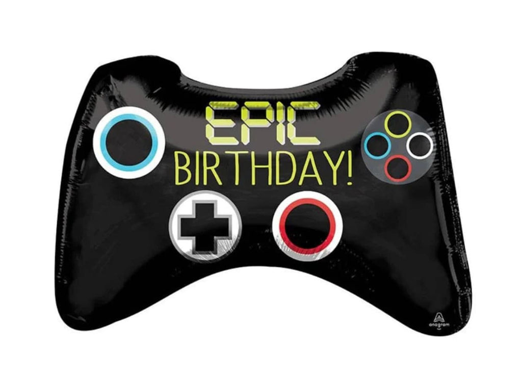 Video Game Birthday Party | Game Controller Balloons | Gamer Themed Birthday Party Decor | Green Party Props | Gamer Party Decor |