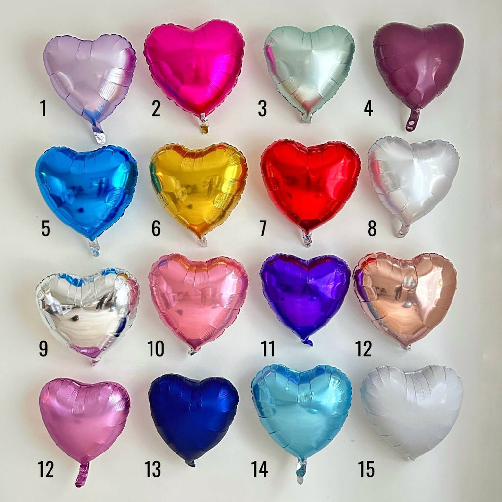 Individual Heart Balloon | Birthday Party Decor | Celebration Balloons | Love Balloons | Valentine's Day Balloons | Mother's Day Balloons