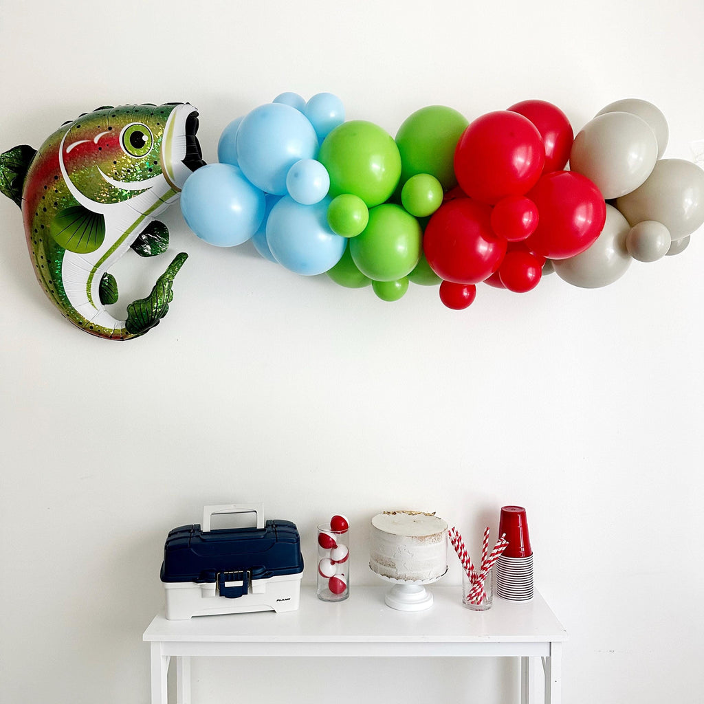 Fishing Party, OFishally One, Fish Theme Birthday Party Decor, Fishing Party, Bass Fish Balloon, OFishally Retired Party Decor, Fish Party