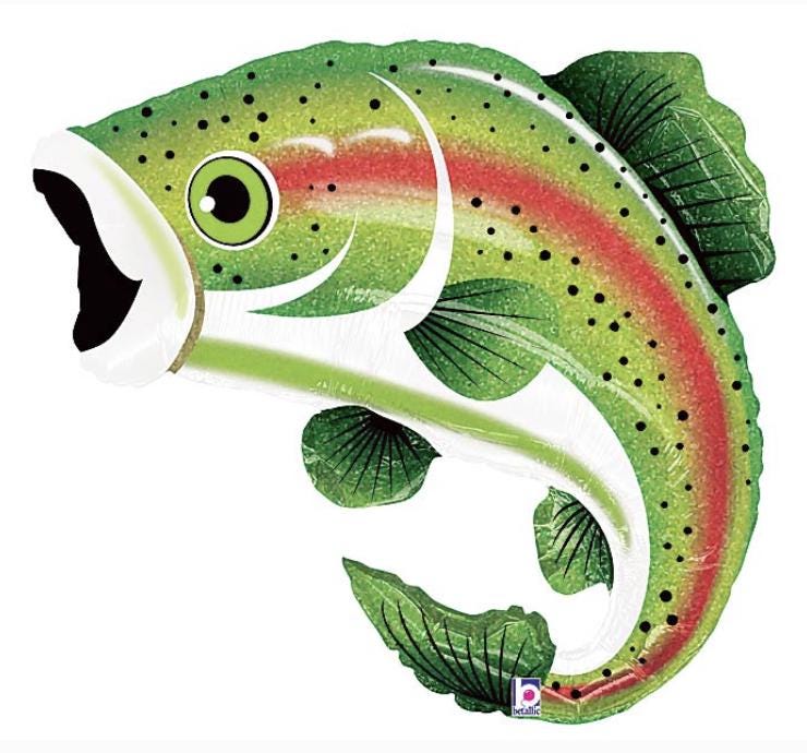 Fishing Party, OFishally One, Fish Theme Birthday Party Decor, Fishing Party, Bass Fish Balloon, OFishally Retired Party Decor, Fish Party