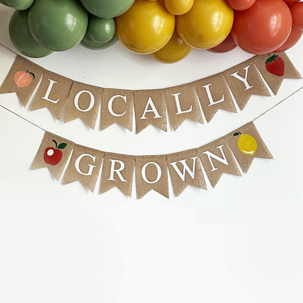 Farmers Market Party Decor | Locally Grown Baby Shower