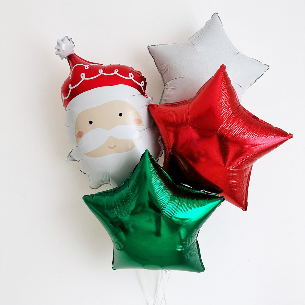 Christmas Santa Balloon, Santa Balloon Decor, Christmas Party Decorations, Holiday Decorations, Santa Claus