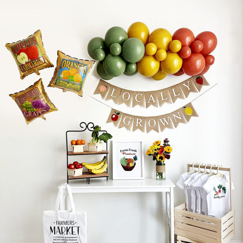 Farmers Market Party Decor | Locally Grown Baby Shower