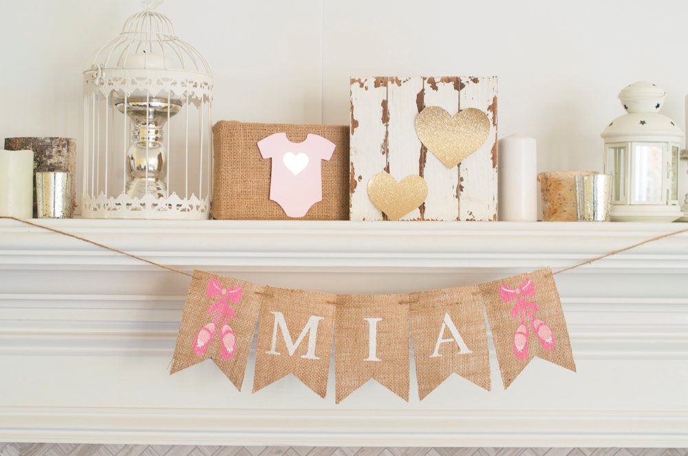 Ballet Party Decor, Ballerina Banner, Ballet Birthday Banner, Ballerina Baby Shower Banner, Personalized Ballerina Birthday Banner, B402