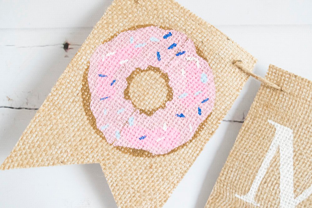Donut Party Decoration, Donut Themed Party,  Personalized Donut Banner, B653
