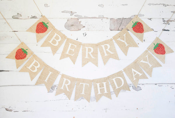 Strawberry Birthday Party, Berry Birthday Party, Strawbery Party Decor,  Summer Party Decorartion, Strawberry Themed Birthday Party , B736