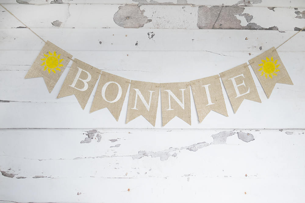 Summer Birthday Banner, Summer Party Decor, Personalized Summer Banner, Sunshine Party Decor, Sunshine Banner, Sun Banner, B693