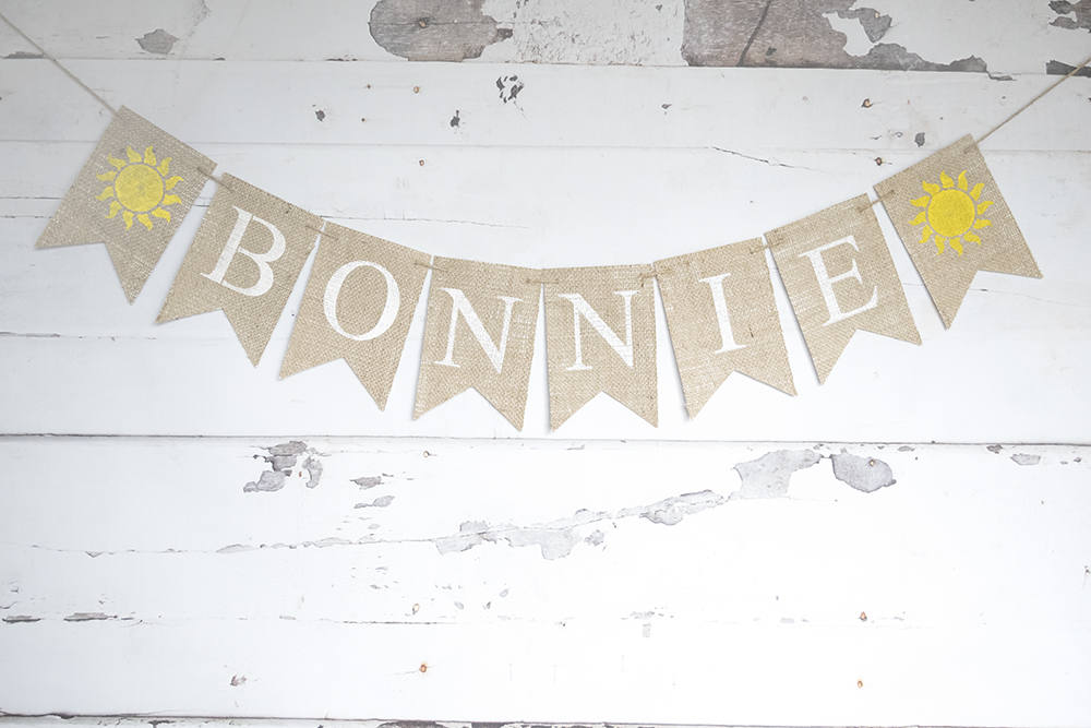 Summer Birthday Banner, Summer Party Decor, Personalized Summer Banner, Sunshine Party Decor, Sunshine Banner, Sun Banner, B693