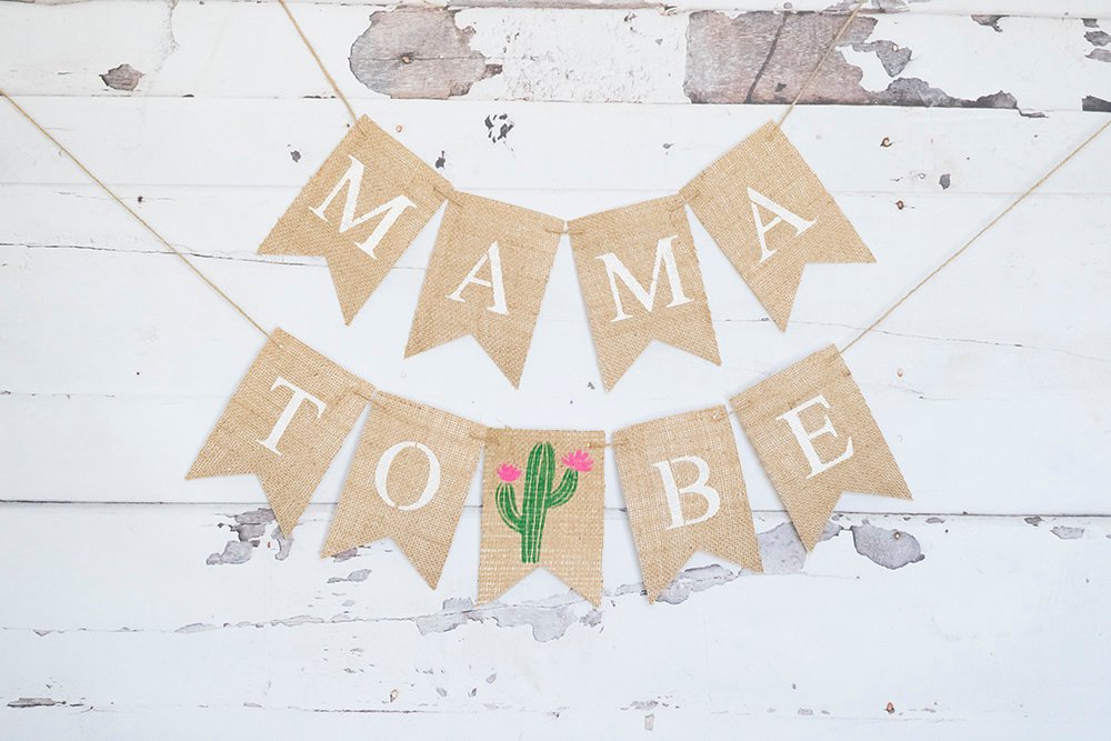 Cactus Baby Shower Decor, Fiesta Baby Shower Banner, Cactus Mama To Be Banner, Summer Baby Shower Garland, Cactus Gender Reveal Sign, B930