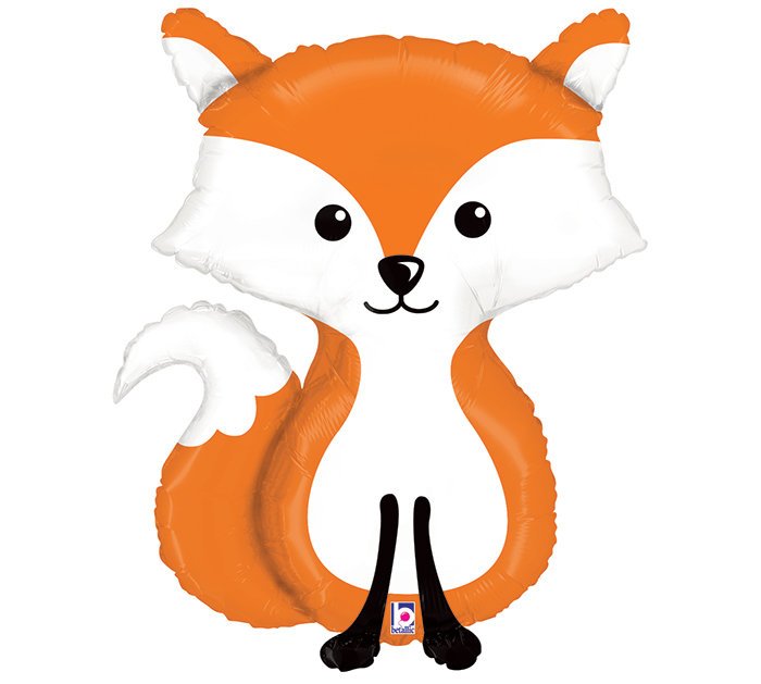 Woodland Fox Balloons, Woodland Party Decor, Fox Party Decoration, Woodland Birthday Party, Large Fox Foil Balloon, Woodland Themed Decor