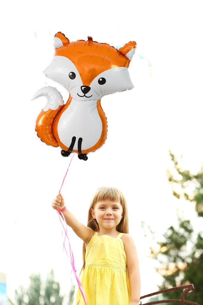 Woodland Fox Balloons, Woodland Party Decor, Fox Party Decoration, Woodland Birthday Party, Large Fox Foil Balloon, Woodland Themed Decor