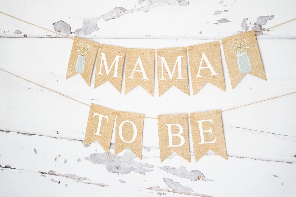 Mama to Be Baby Shower Banner, Mama To Be Sign, Baby Shower Decor, Backyard Babyshower Decor, Rustic Baby Shower Decor, B968