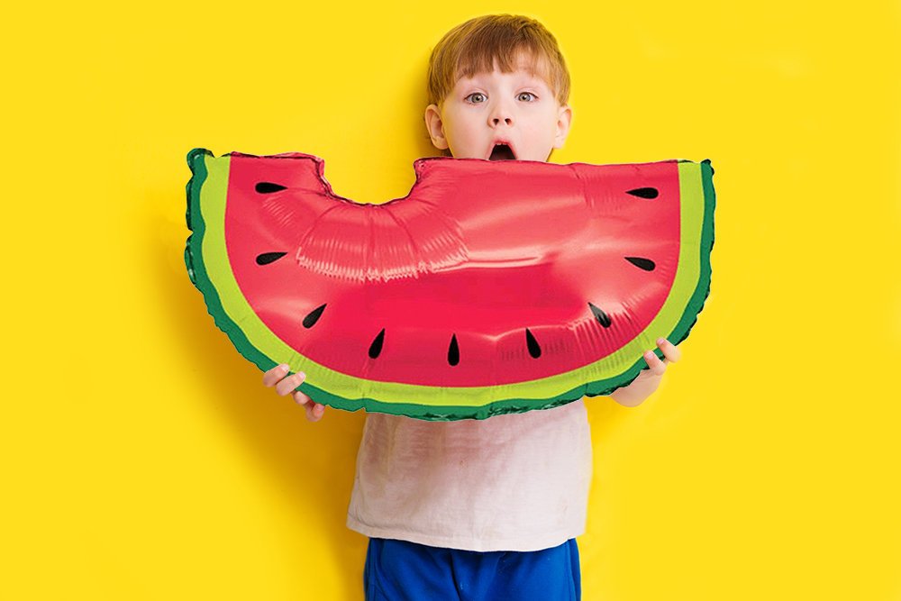 Jumbo Watermelon Balloons, Watermelon Party Decor, Watermelon Party, Watermelon Party Decorations, Large Watermelon Foil Balloon, BAL002