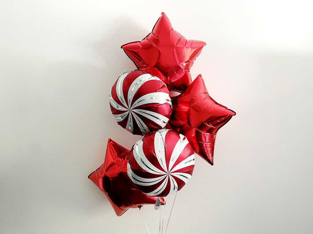 Christmas Party Decorations, Peppermint Balloons, Christmas Decorations, Peppermint Party Decor, Peppermint Balloon COL159