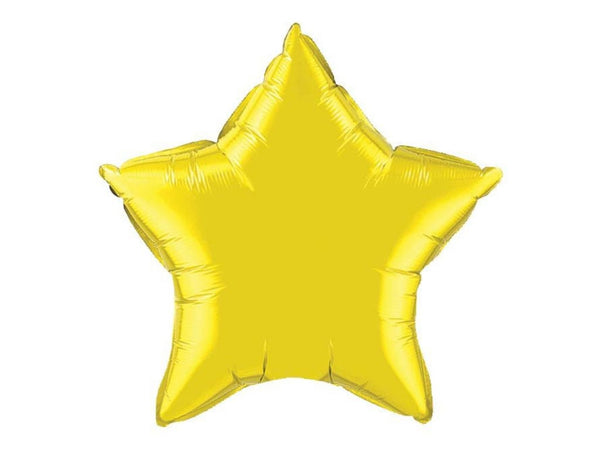 Star Balloon | Star Shaped Balloon | Yellow Star Balloon | Citrine Yellow Star Balloon | Vibrant Star Balloon