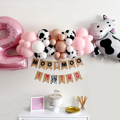 Moo Moo I'm Two - Second Birthday Party