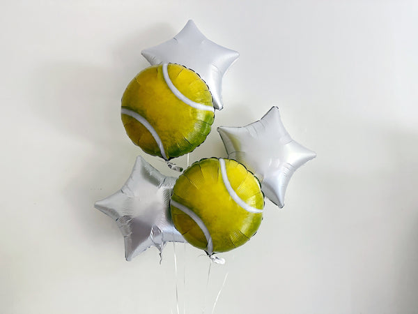 Tennis Balloon Set | All-Star Party Decor | Sports Balloons |  Sports Party Decor | Tennis Ball Balloon Decor |