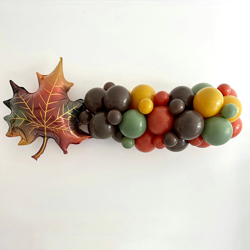 Fall Balloon Garland, Fall Party Decor, Fall Burlap Banner, Thanksgiving Decorations, Seasonal Decor, Fall Party Decorations COL513