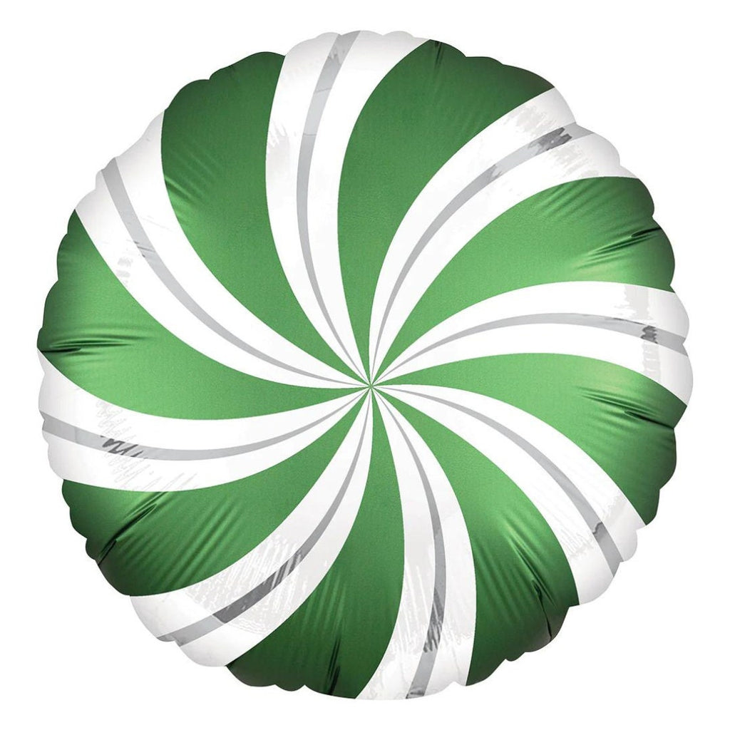 Christmas Party Decorations, Green Peppermint Balloons, Peppermint Party Decor, Green Candy Balloon COL516