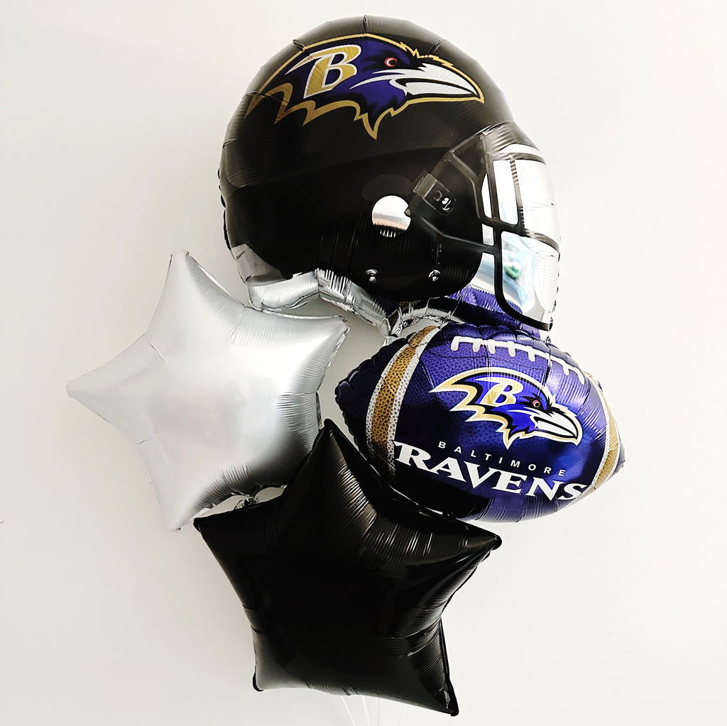 Ravens Football Decorations, Football Party, Game Day Balloons, Football Banquet Decorations