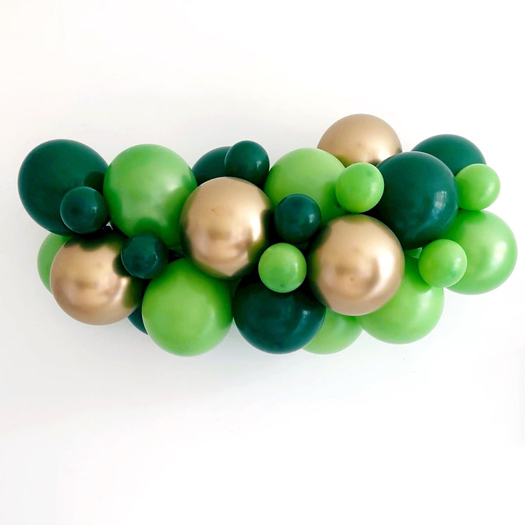 1st Birthday Decorations, St. Patrick's Day Theme Party Kit, Shamrock Balloon, Lucky One Banner, Green Balloon Garland, Rainbow Balloon