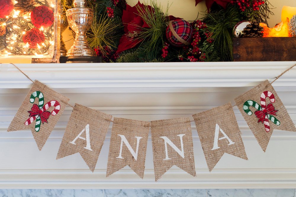 Christmas Party Decor, Christmas Birthday Party, Christmas Banner, Christmas signs, Christmas Nursery Decor, Candy Cane Banner, B161
