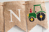 Tractor Banner, Truck Burlap Banner, Tractor Name Banner, Personalized Truck Banner, B159