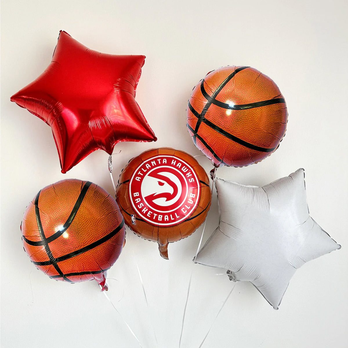 Hawks Basketball Balloon Bouquet – Swanky Party Box