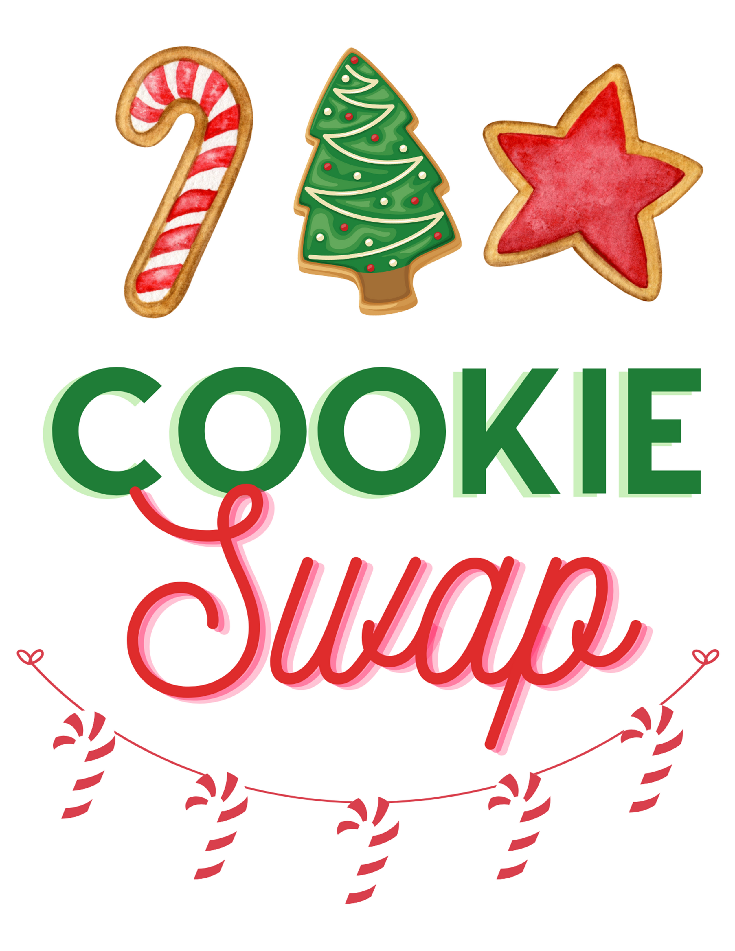 Cookie Swap Sign | Cookie Exchange Sign | Free Download – Swanky Party Box