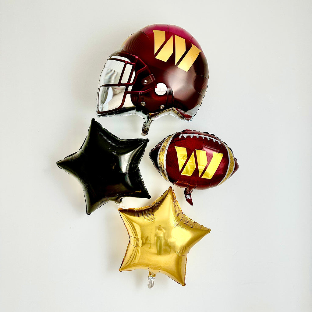 balloon football helmet Commanders Football Decorations