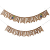 A banner with the text "MY BERRY BIRTHDAY" written on it, along with small blueberry images.