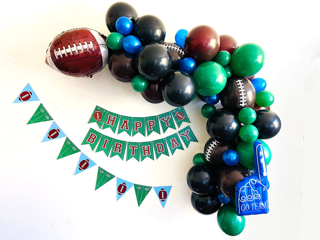 Football Birthday Collection | Football Party Decor | Football Balloon Arch | Sports Balloon Garland | COL080
