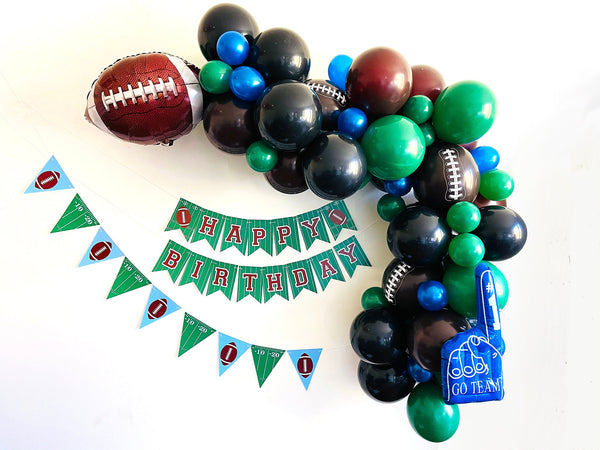 Football Birthday Collection | Football Party Decor | Football Balloon Arch | Sports Balloon Garland | COL080