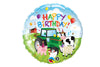 Tractor Balloon, Farm Balloons, Farm Party Decor, Farm Party Balloons, Happy Birthday Farm Balloon, Farm Party Theme