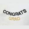 Congrats Grad Glitter Banner | Graduation Party Decorations | Graduation Banner