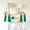 St Patrick's Day Lucky One First Birthday Tassel Banner