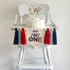 Fast One Race Car First Birthday Tassel Banner