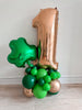 St. Patrick's Day 1st Birthday Balloon Tower