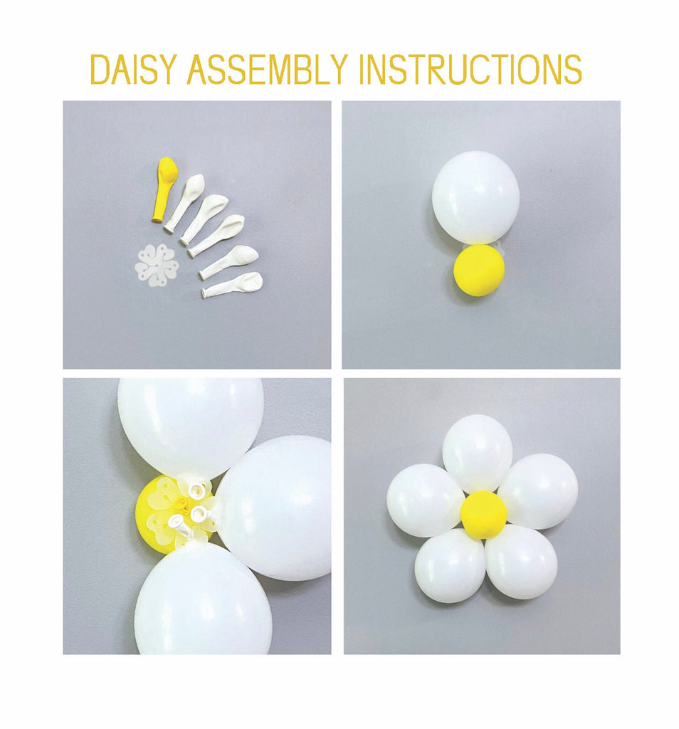 Bunny 1st Birthday Balloon Tower