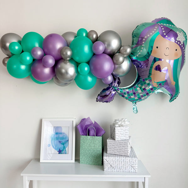 Mermaid Balloons, Mermaid Party Décor, Mermaid Party Prop, Mermaid Birthday Party, Summer Party, Pool Party