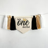 Mr Onederful Crown First Birthday Tassel Banner