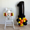 Construction 1st Birthday Balloon Tower