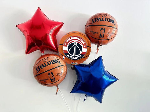 Wizards Basketball Decorations, Basketball Party, Game Day Balloons, Basketball Banquet Decorations