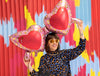Heart Glasses Balloon | Bachelorette Party Decorations