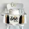 Mr Onederful Crown First Birthday Tassel Banner