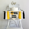 One Cool Dude 1st Birthday Tassel Banner