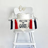Holy Cow I'm One Red 1st Birthday Tassel Banner