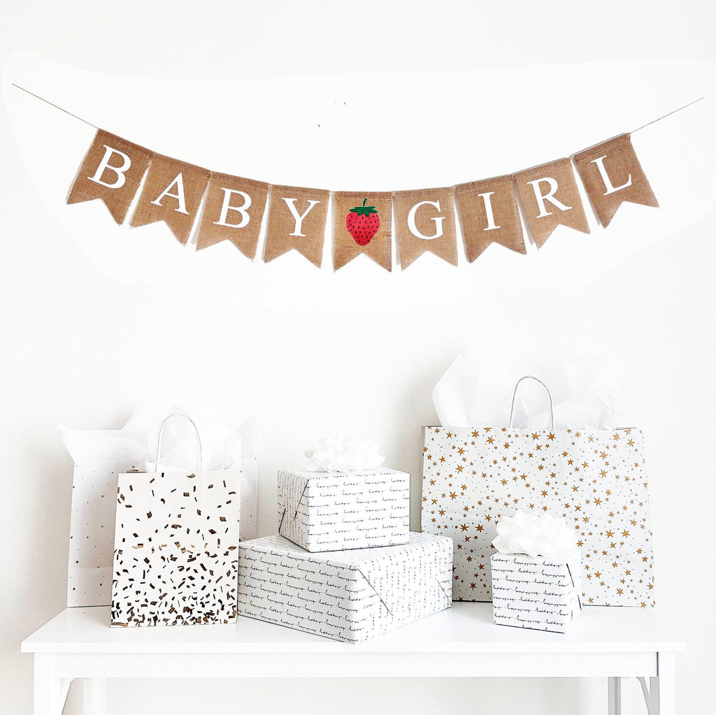 Strawberry Baby Girl Shower Decorations