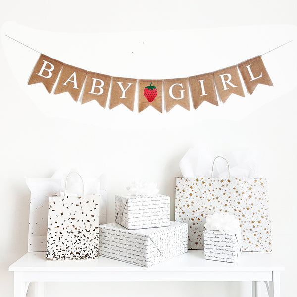 Strawberry Baby Girl Shower Decorations